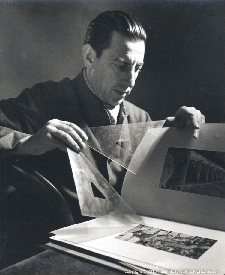 Paul Nash, painter 1935 (Helen Muspratt)